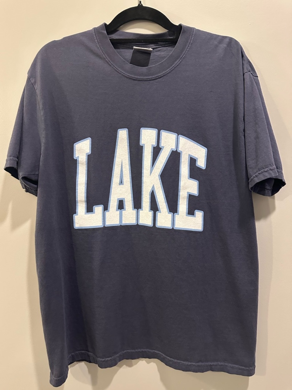 Comfort Colors Charlie Southern Lake Short Sleeve Tee Navy Size L